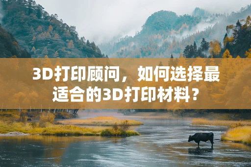 3D打印顾问，如何选择最适合的3D打印材料？