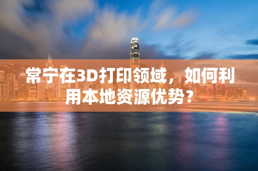 常宁在3D打印领域，如何利用本地资源优势？