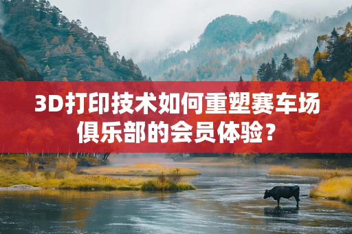 3D打印技术如何重塑赛车场俱乐部的会员体验？