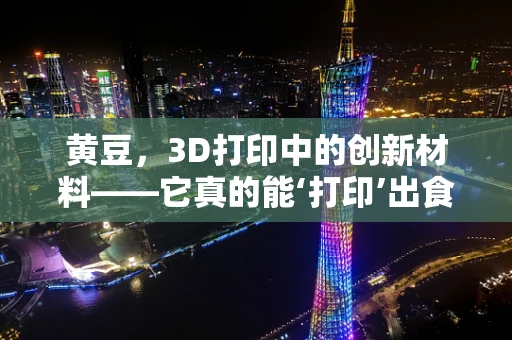 黄豆，3D打印中的创新材料——它真的能‘打印’出食物吗？