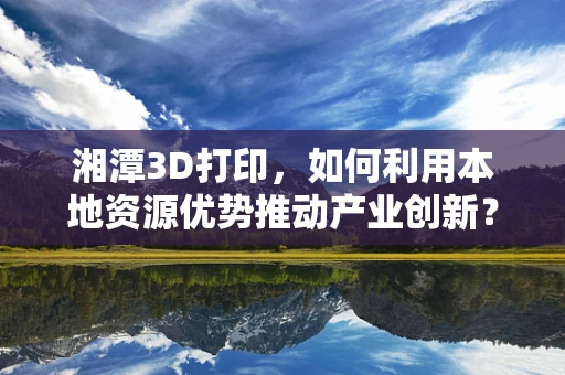 湘潭3D打印，如何利用本地资源优势推动产业创新？