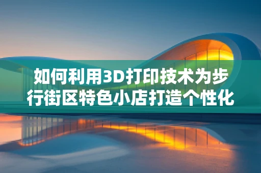 如何利用3D打印技术为步行街区特色小店打造个性化购物体验？