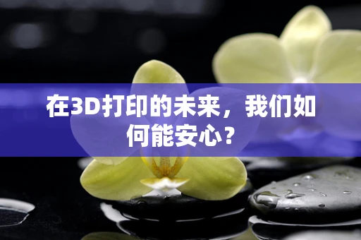 在3D打印的未来，我们如何能安心？