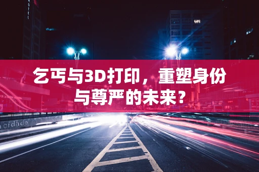 乞丐与3D打印，重塑身份与尊严的未来？