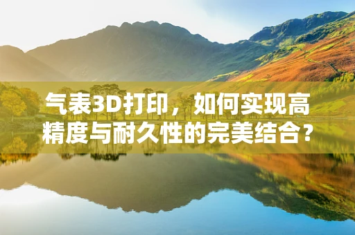 气表3D打印，如何实现高精度与耐久性的完美结合？