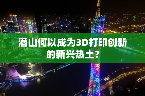 潜山何以成为3D打印创新的新兴热土？