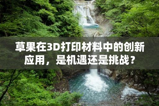 草果在3D打印材料中的创新应用，是机遇还是挑战？