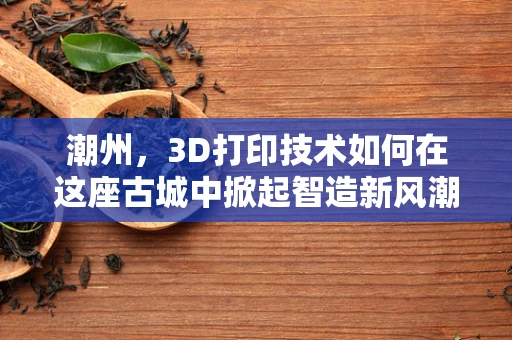 潮州，3D打印技术如何在这座古城中掀起智造新风潮？