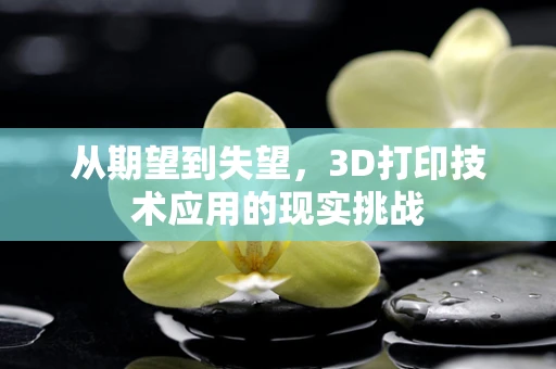 从期望到失望，3D打印技术应用的现实挑战