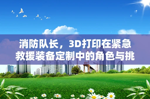消防队长，3D打印在紧急救援装备定制中的角色与挑战