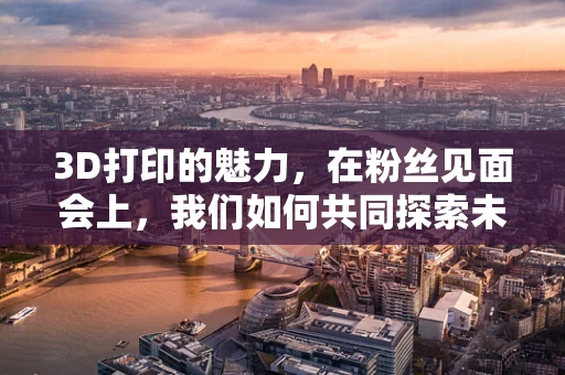 3D打印的魅力，在粉丝见面会上，我们如何共同探索未来？