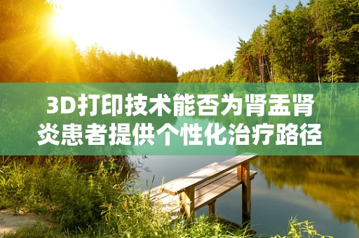3D打印技术能否为肾盂肾炎患者提供个性化治疗路径？