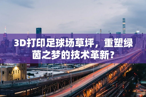 3D打印足球场草坪，重塑绿茵之梦的技术革新？