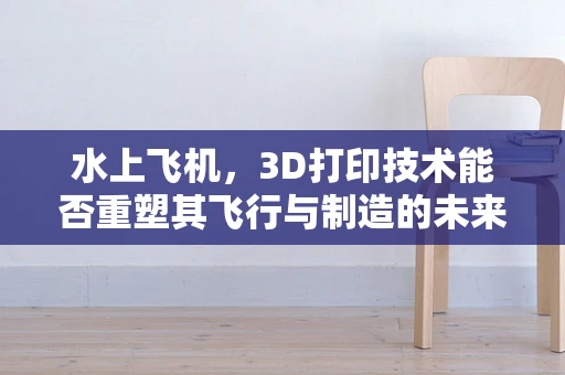 水上飞机，3D打印技术能否重塑其飞行与制造的未来？