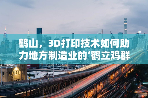鹤山，3D打印技术如何助力地方制造业的‘鹤立鸡群’？