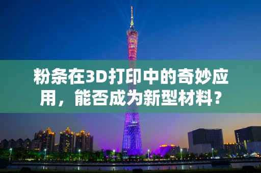 粉条在3D打印中的奇妙应用，能否成为新型材料？