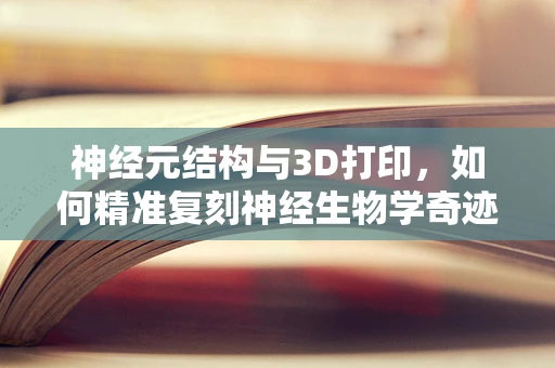 神经元结构与3D打印，如何精准复刻神经生物学奇迹？