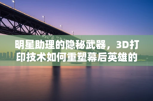 明星助理的隐秘武器，3D打印技术如何重塑幕后英雄的装备？
