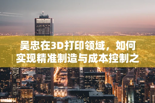 吴忠在3D打印领域，如何实现精准制造与成本控制之间的平衡？