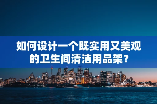 如何设计一个既实用又美观的卫生间清洁用品架？
