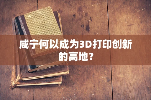 咸宁何以成为3D打印创新的高地？