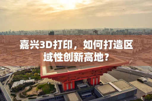 嘉兴3D打印，如何打造区域性创新高地？