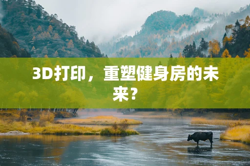 3D打印，重塑健身房的未来？
