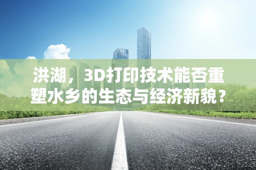 洪湖，3D打印技术能否重塑水乡的生态与经济新貌？