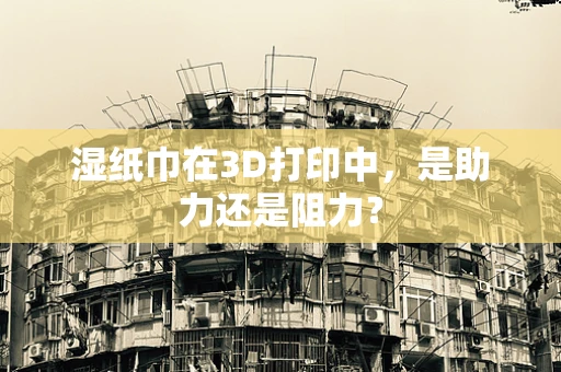 湿纸巾在3D打印中，是助力还是阻力？