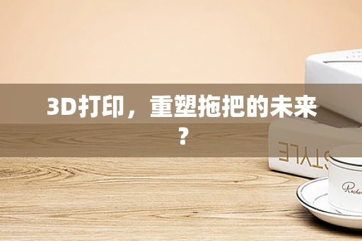 3D打印，重塑拖把的未来？
