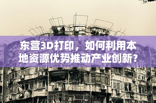 东营3D打印，如何利用本地资源优势推动产业创新？
