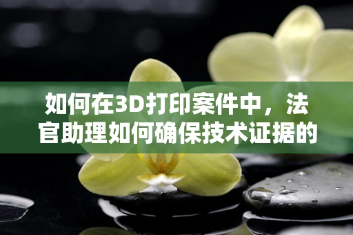 如何在3D打印案件中，法官助理如何确保技术证据的准确性和可理解性？