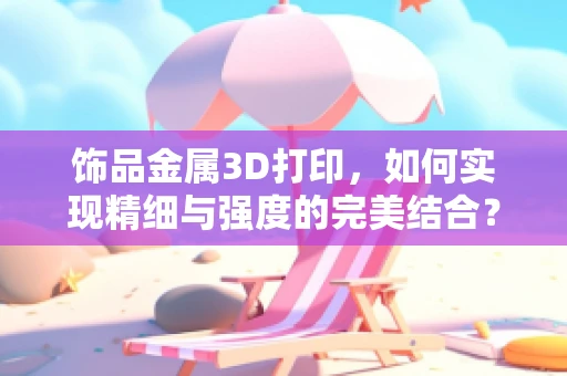 饰品金属3D打印，如何实现精细与强度的完美结合？