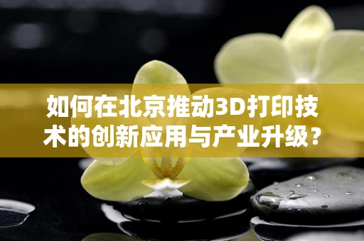 如何在北京推动3D打印技术的创新应用与产业升级？
