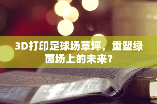 3D打印足球场草坪，重塑绿茵场上的未来？