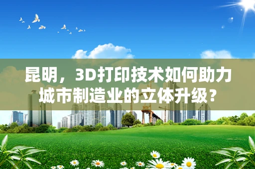 昆明，3D打印技术如何助力城市制造业的立体升级？