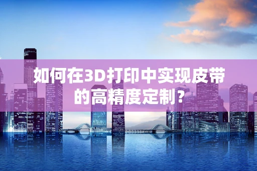 如何在3D打印中实现皮带的高精度定制？