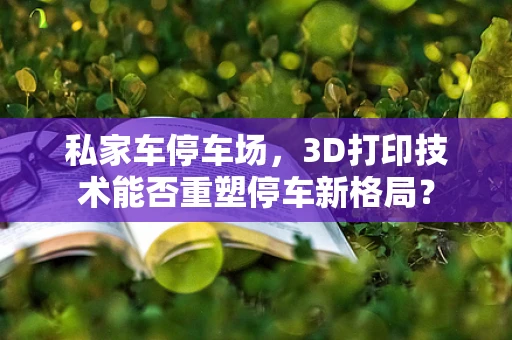 私家车停车场，3D打印技术能否重塑停车新格局？