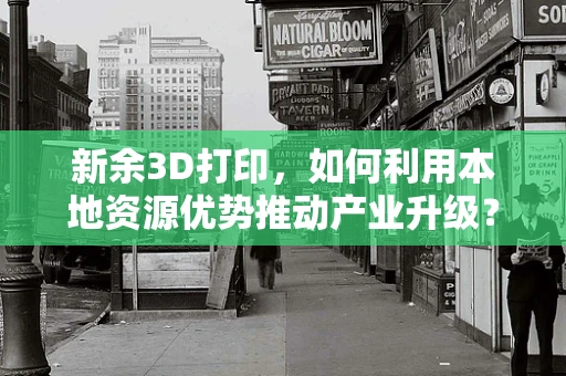 新余3D打印，如何利用本地资源优势推动产业升级？