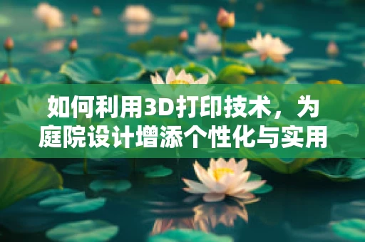 如何利用3D打印技术，为庭院设计增添个性化与实用性？