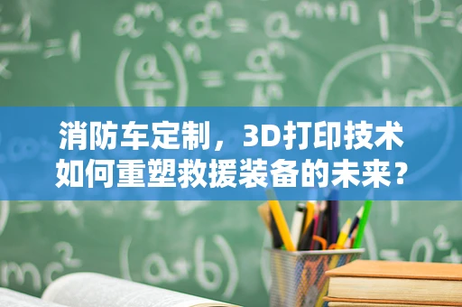 消防车定制，3D打印技术如何重塑救援装备的未来？
