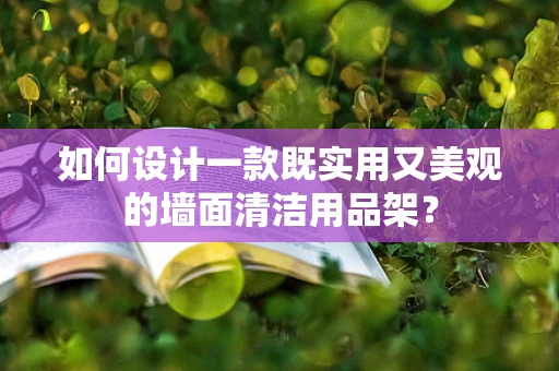 如何设计一款既实用又美观的墙面清洁用品架？