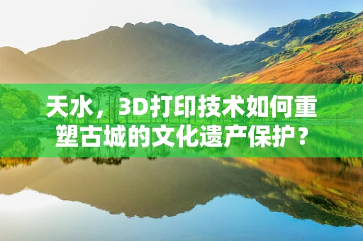 天水，3D打印技术如何重塑古城的文化遗产保护？