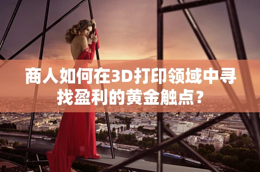 商人如何在3D打印领域中寻找盈利的黄金触点？