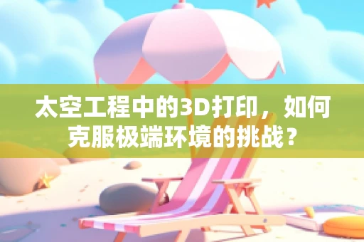 太空工程中的3D打印，如何克服极端环境的挑战？