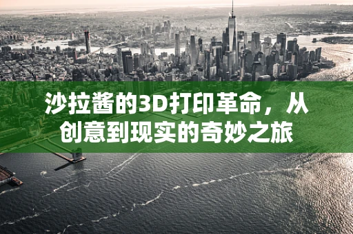 沙拉酱的3D打印革命，从创意到现实的奇妙之旅