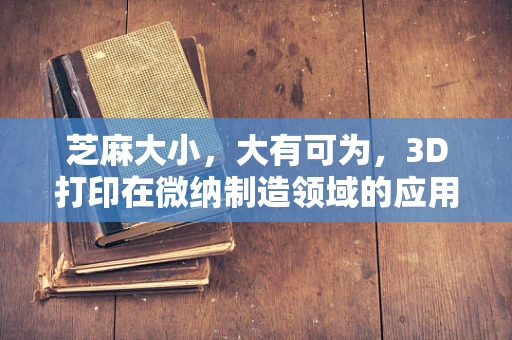 芝麻大小，大有可为，3D打印在微纳制造领域的应用与挑战？