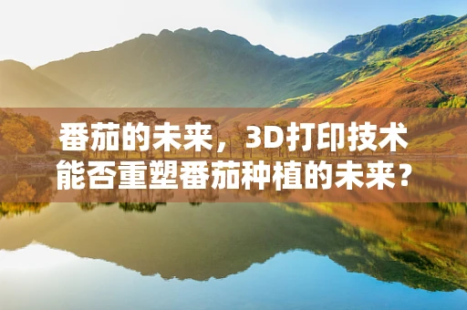 番茄的未来，3D打印技术能否重塑番茄种植的未来？