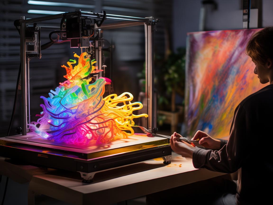 画家与3D打印，艺术创作的新维度