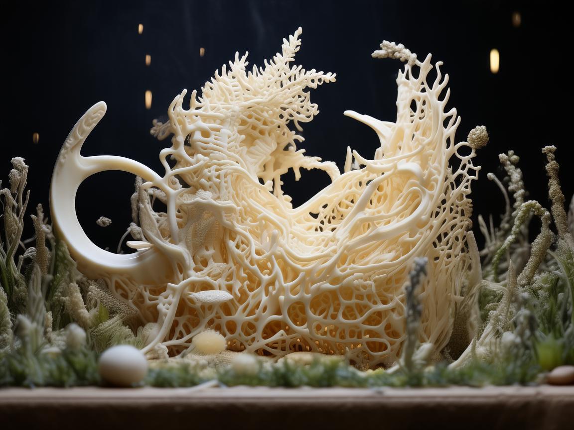 象牙在3D打印中的伦理与可持续性挑战，如何平衡艺术与自然？